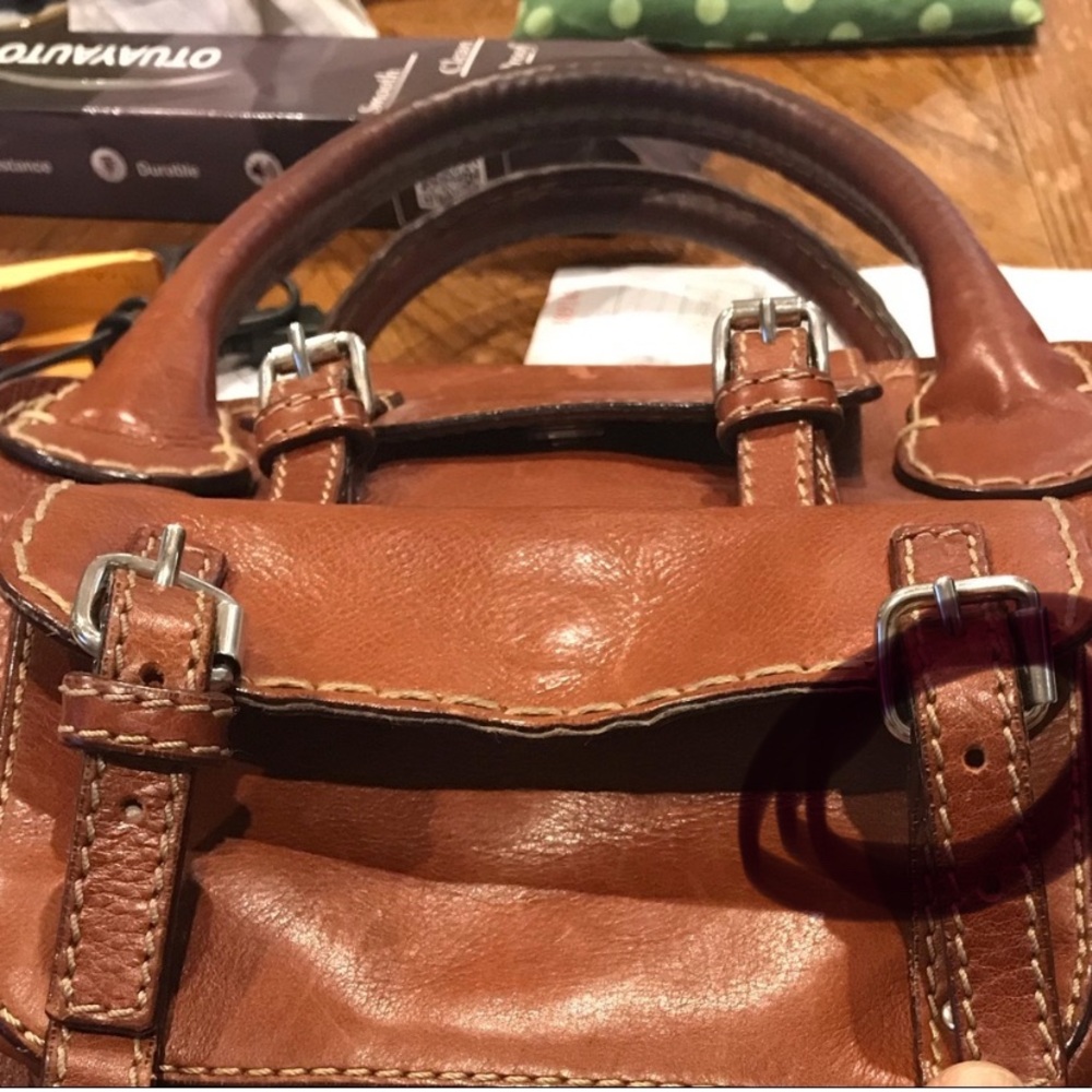 Authentic Chloe Edith Whiskey Tall handbag beautiful bag makes a statement. - Picture 7 of 9